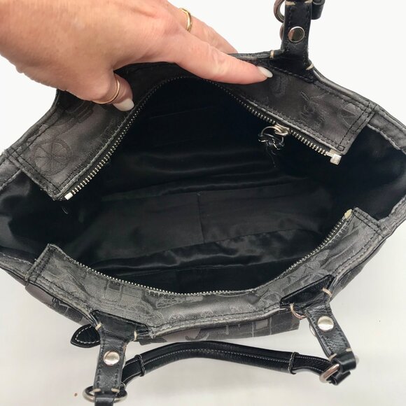 Coach  Gray Sateen Gallery Horse & Carriage East West Tote Bag F16583 - Picture 10 of 11